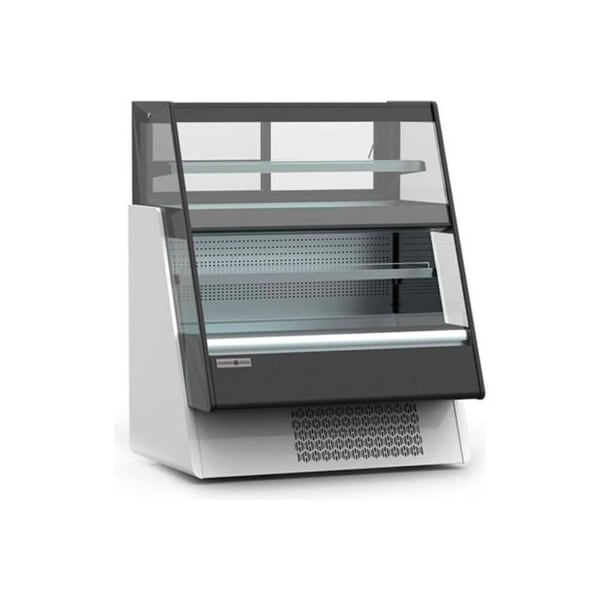 Mvp Group Hydra-Kool Open Display Merchandiser with Over Under Display Case, 48"W x 37-33/64"D x 59-1/4"H KGL-OU-48-S - main